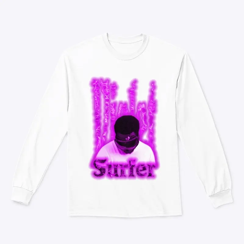 Violet Surfer Graphic