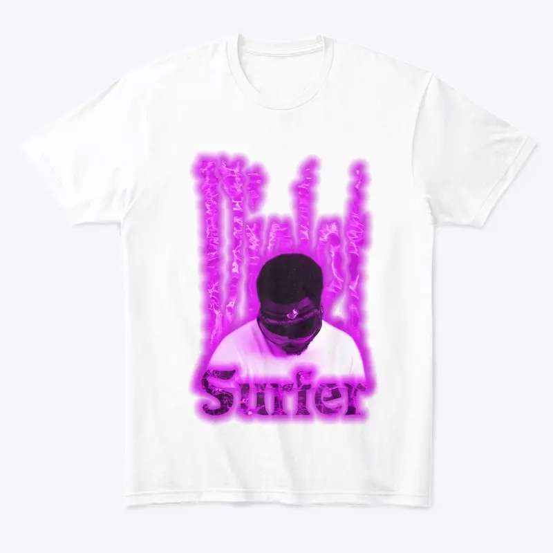 Violet Surfer Graphic